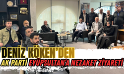 Deniz Köken'den AK Parti Eyüpsultan'a nezaket ziyareti