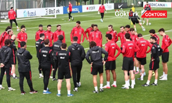 A Milli Takım hazırlıklarını sürdürdü: Kerem Aktürkoğlu idmana katılmadı