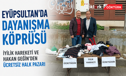 Hakan Gegin'den Eyüpsultan'da ücretsiz halk pazarı desteği