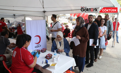 Kan bağışı kampanyası yoğun katılımla devam ediyor