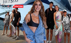 Çağla Şıkel'in Karayipler tatilinde beklenmedik anlar! 'Su çok güzel' derken dev dalgaya yakalandı