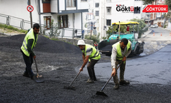 Güzeltepe Orbay Sokak’ta asfalt yenileme çalışması