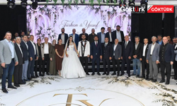 Yavuz ailesinin mutlu günü: Yusuf ve Türkan evlendi