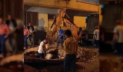 Gaziantep'te faciadan dönüldü! Doğalgaz borusu delindi