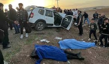 Diyarbakır’da taziye dönüşü feci kaza: 3 ölü, 4 yaralı