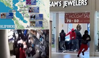 Los Angeles'a yağmacılar indi: Dükkanlar saniyeler içine boşaltıldı