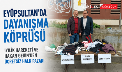 Hakan Gegin'den Eyüpsultan'da ücretsiz halk pazarı desteği