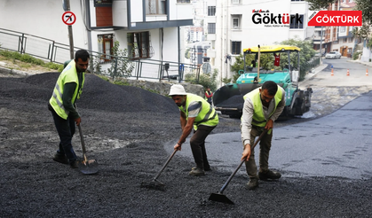 Güzeltepe Orbay Sokak’ta asfalt yenileme çalışması