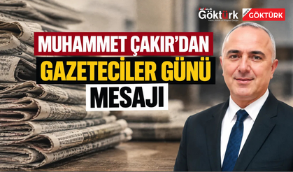 Muhammet Çakır’dan 21 Ekim Dünya Gazeteciler Günü Mesajı