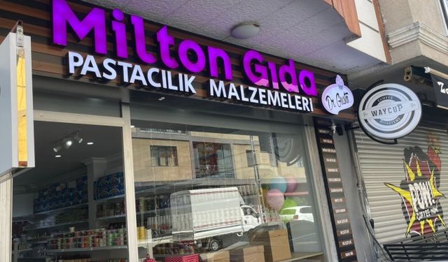 MİLTON GIDA PASTACILIK MALZEMELERİ GÖKTÜRK'TE KAPILARINI AÇTI.