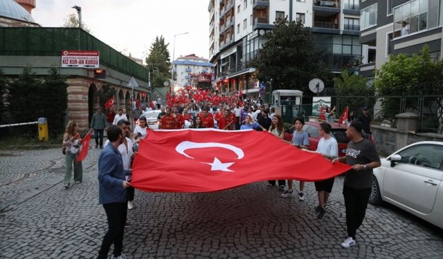 30 Ağustos coşkusu Eyüpsultan’ı sardı