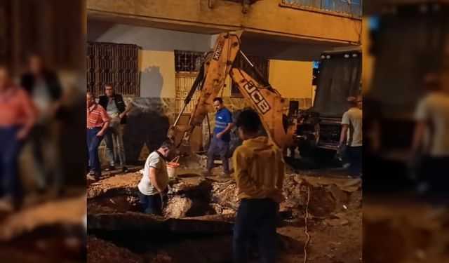 Gaziantep'te faciadan dönüldü! Doğalgaz borusu delindi