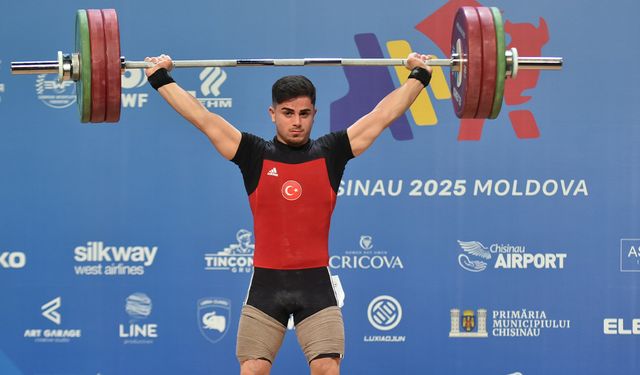 Kaan Kahriman, Avrupa Halter Şampiyonası’nda altın madalya kazandı