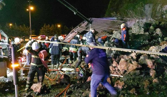 Samsun'da Heyelan Faciası