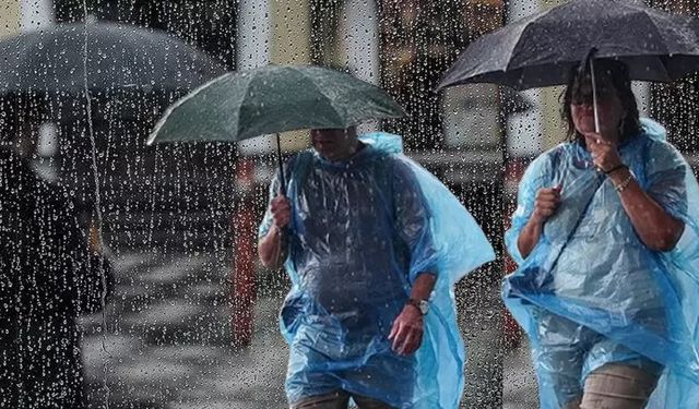Sıcaklıklar düşüyor kuvvetli sağanak geliyor! Meteoroloji alarm verdi! İşte yağış beklenen illerimiz
