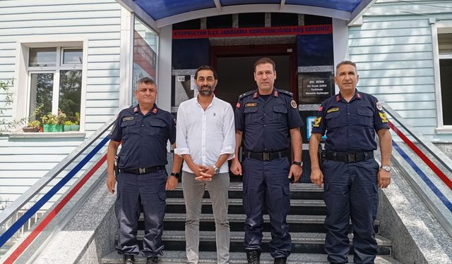 Eyköyder'den Jandarma Komutanlarına Ziyaret