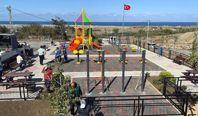 Akpınar Köyü'ne yeni park yapıldı
