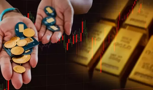 Tarihi zirve sonrası altında alarm! İki büyük etkiyle altın fiyatları geriledi