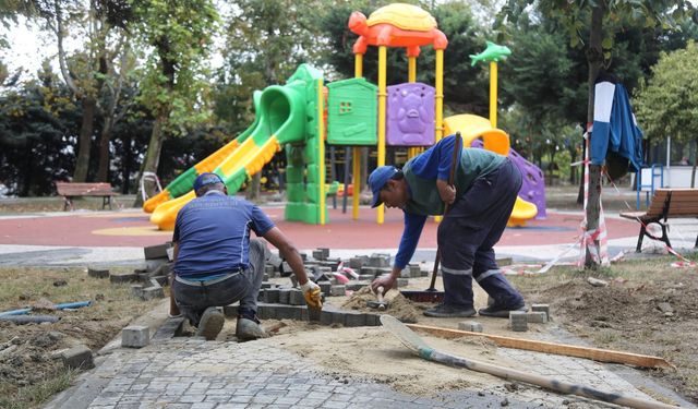 Parklar ve yeşil alanlarda çalışmalar devam ediyor