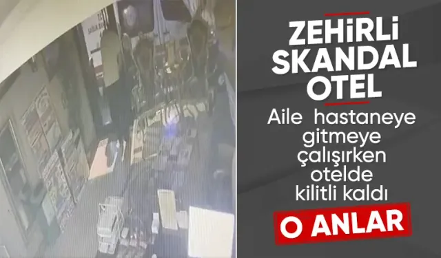 Böcek Ailesi'nin otelde kilitli kaldığı anlar