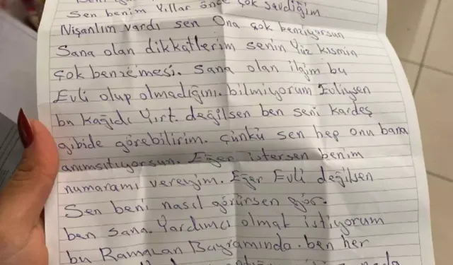 Aynı iş yerinde çalıştığı 60 yaşındaki erkeğin yazdığı mektubu paylaştı: Evli değilsen...