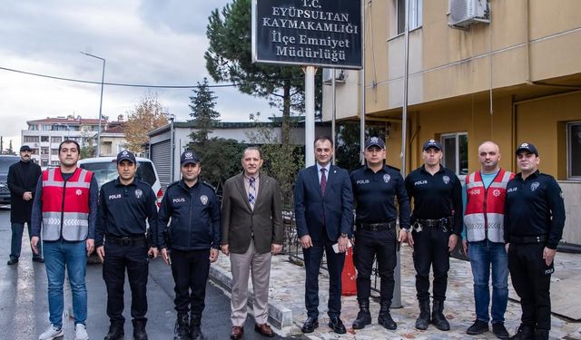 İl Emniyet Müdürü Selami Yıldız’dan Eyüpsultan İlçe Emniyet Müdürlüğü’ne İnceleme Ziyareti