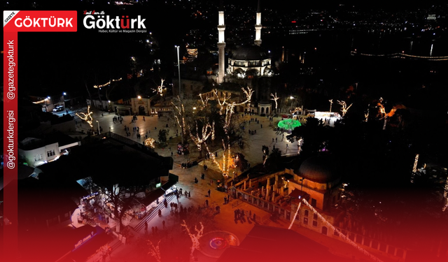 Eyüpsultan Ramazan öncesi ışıklarla donatıldı.