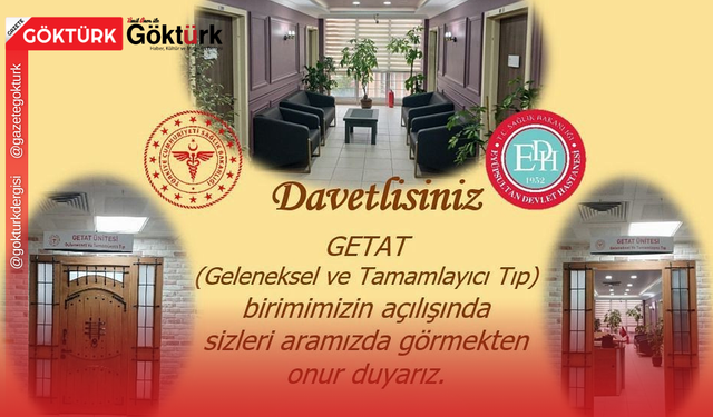 Eyüpsultan Devlet Hastanesi GETAT Ünitesi Açılıyor