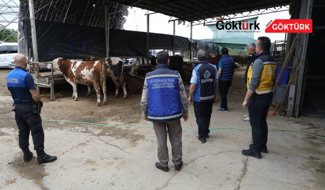 Kurban satış ve kesim alanlarında denetimler