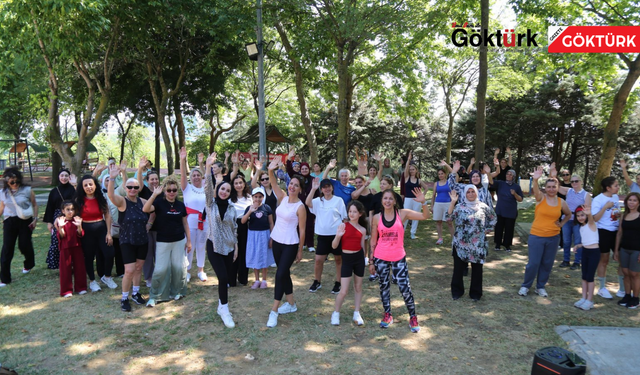 Eyüpsultanlı kadınlar “Zumba Kadın Spor Şenliğiyle” yaza merhaba dedi
