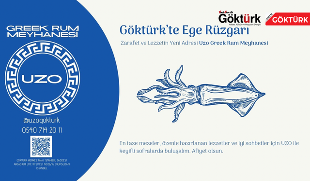 Göktürk’te Ege Rüzgarları: Zarafet ve Lezzetin Yeni Adresi "Uzo Greek Rum Meyhanesi"