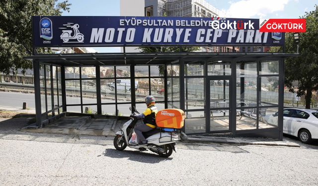 Eyüpsultan’da motokuryelere güvenli mola noktası