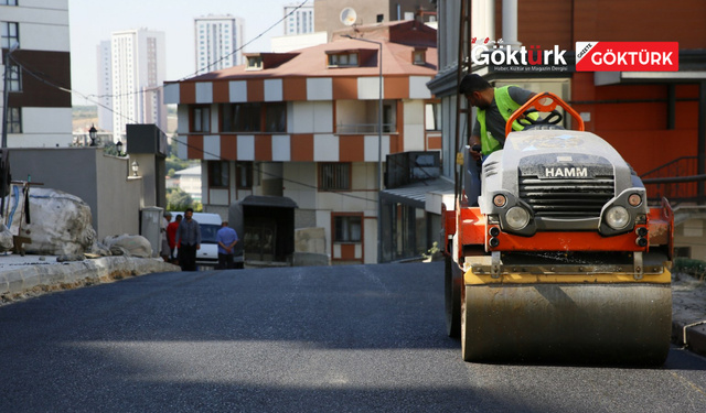 Alibeyköy Ahu Sokak’ta asfalt yenilendi