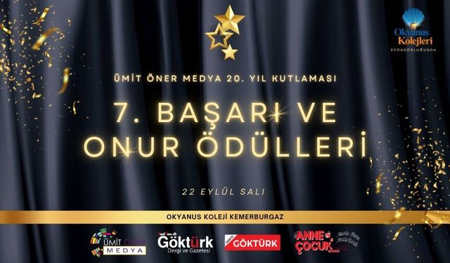 Yılın En Prestijli Gecesi İçin Geri Sayım Başladı: 7. Başarı ve Onur Ödülleri Geliyor!