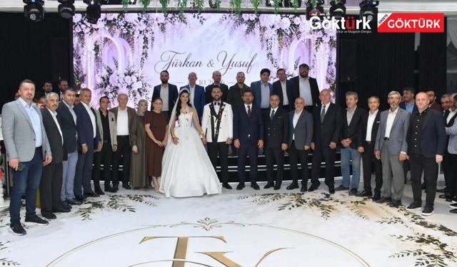 Yavuz ailesinin mutlu günü: Yusuf ve Türkan evlendi