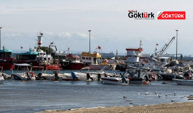 Marmara'da Fırtına Balıkçıları Limana Çekti: Denize Açılmayı Bekliyorlar
