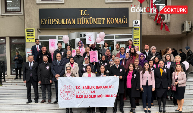 Eyüpsultan’da Meme Kanseri Farkındalığı İçin Yürüyüş Düzenlendi