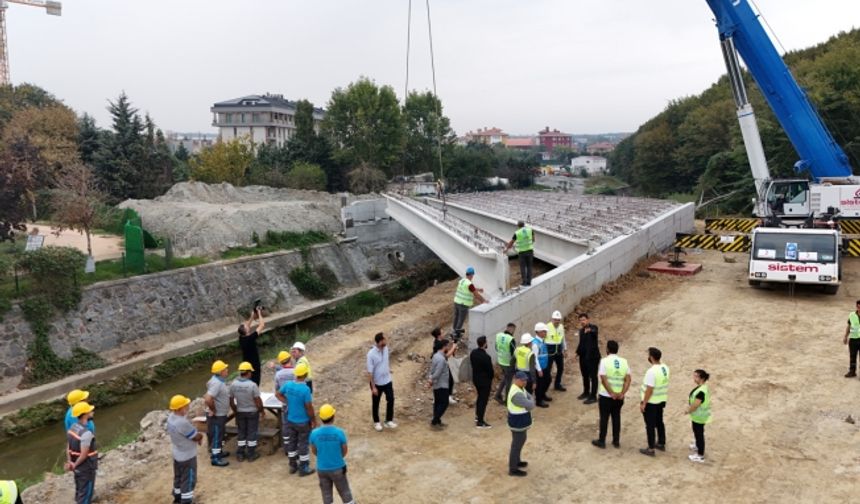 Göktürk Bağlantı Yolu Projesi’nde Çalışmalar Hız Kesmeden Devam Ediyor