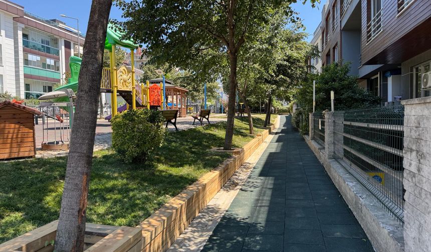 Göktürk'te Şehit Mehmet Selim Kiraz Parkı Yenilenen Zeminiyle Yeniden Hayat Buldu