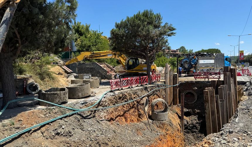 Kemerburgaz Selanik Bulvarı’nda İSKİ’den Altyapı Hamlesi