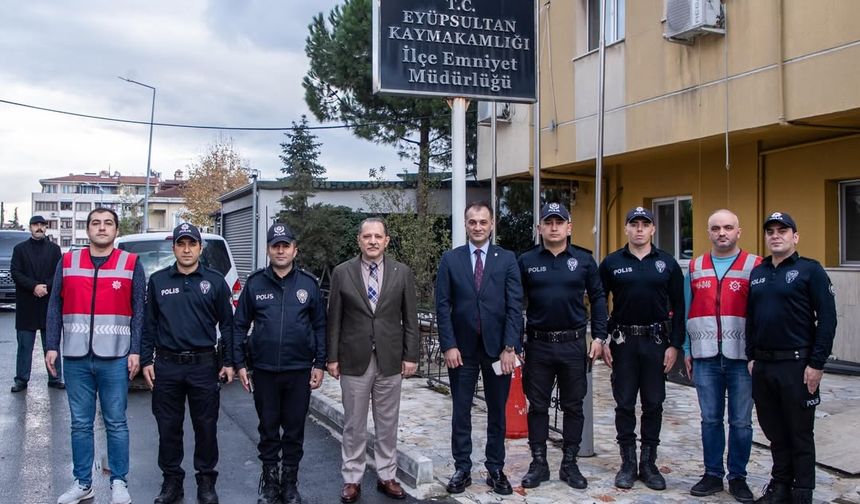 İl Emniyet Müdürü Selami Yıldız’dan Eyüpsultan İlçe Emniyet Müdürlüğü’ne İnceleme Ziyareti
