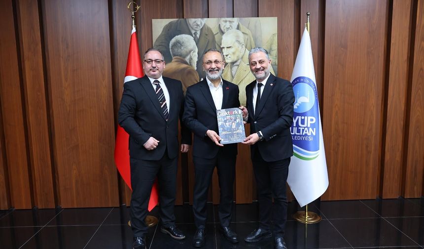Gazete Göktürk’ten Eyüpsultan Belediye Başkanı Dr. Mithat Bülent Özmen’e Ziyaret