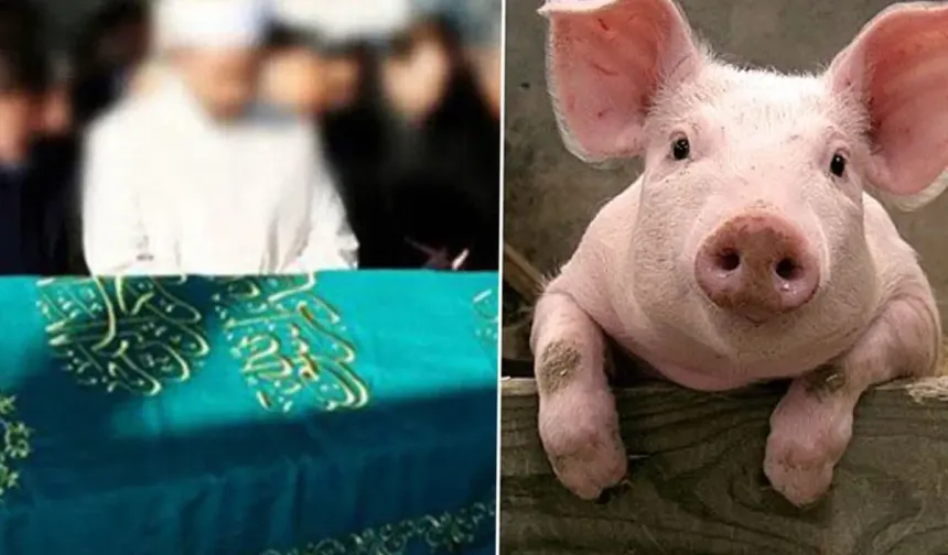 “Babamın hayrına” diyerek cami önünde 3 bin kişiye domuz eti dağıttı iddiası