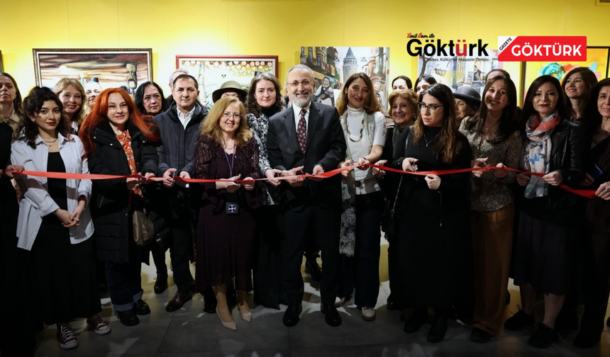 Eyüpsultan’da Derinliğin İz Düşümü sergisi açıldı