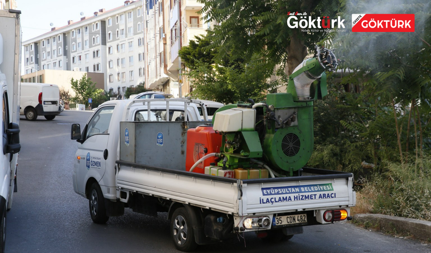Eyüpsultan’da 29 mahallede ilaçlama çalışmaları aralıksız sürüyor
