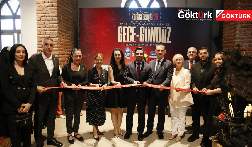 ESMEK Kursiyerlerinin yıl boyunca ürettiği eserler “Gece-Gündüz” sergisinde görücüye çıktı