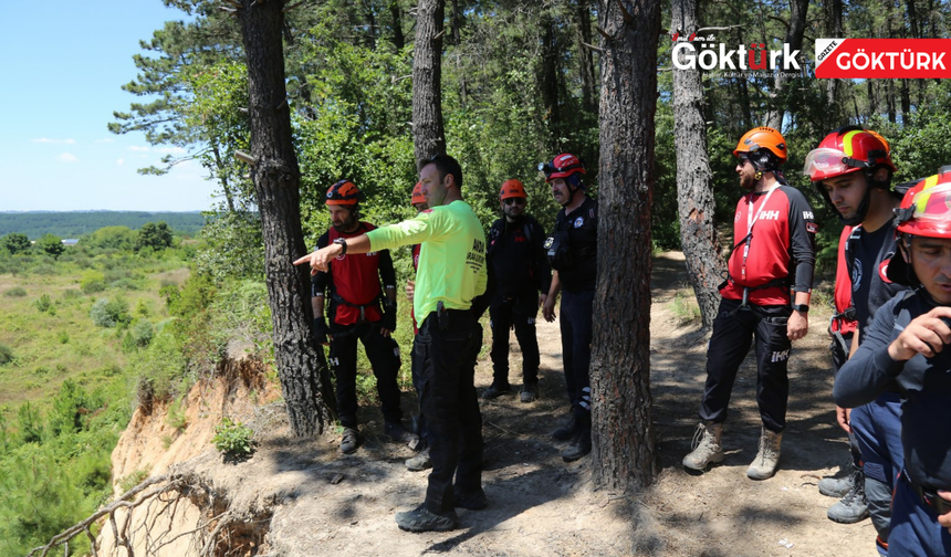 Eyüpsultan’da Tamp Heyelan konulu saha tatbikatı yapıldı