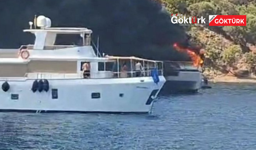 Fethiye’de Tur Teknesinde Yangın: 115 Yolcu Denize Atladı