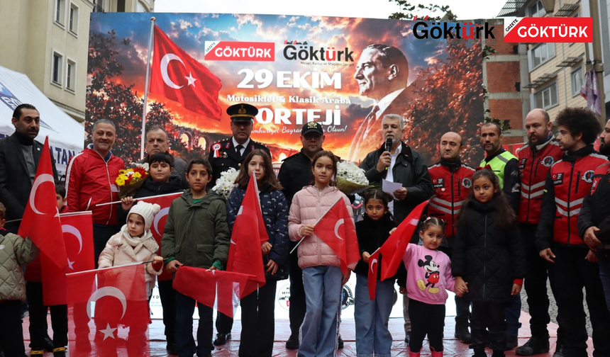 Göktürk ve Kemerburgaz’da Cumhuriyet Coşkusu Motor ve Araç Kortejiyle Yaşandı