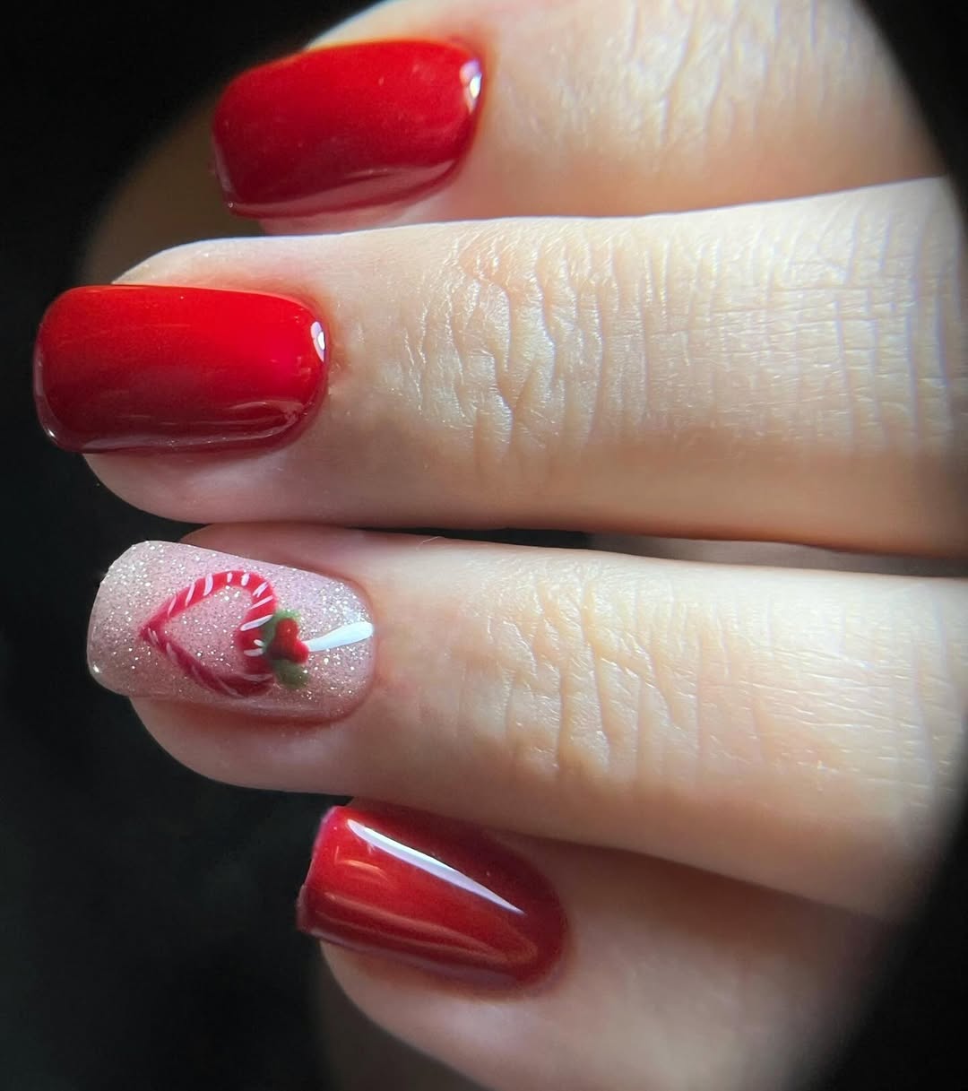 Yeni Yıla Hazırlık 🎄 Nailart +Kalıcı Oje+ Güçlendirme ❤️